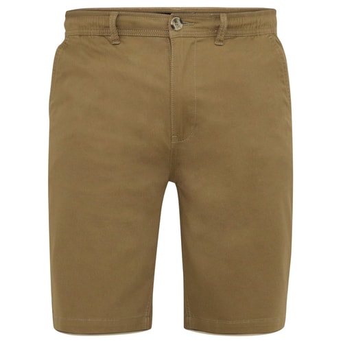 D555 Aries 2 Stretch-Shorts mit durchgehendem Gummizug in der Taille Tabak